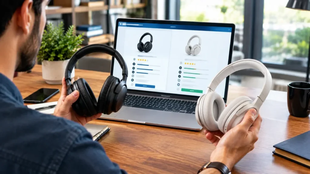 Comparação de produtos para ajudar na decisão de compra online